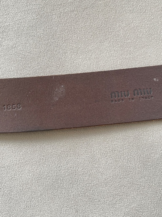 MUST GO: Miu Miu Brown Belt  85 / 34 main image 9